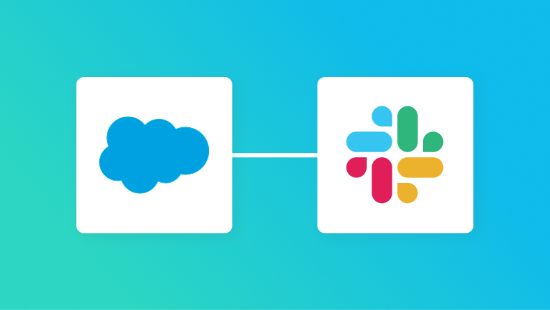 SalesforceとSlackの連携イメージ