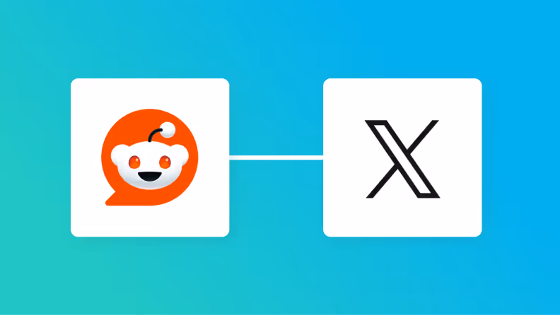 RedditとX（Twitter）の連携イメージ