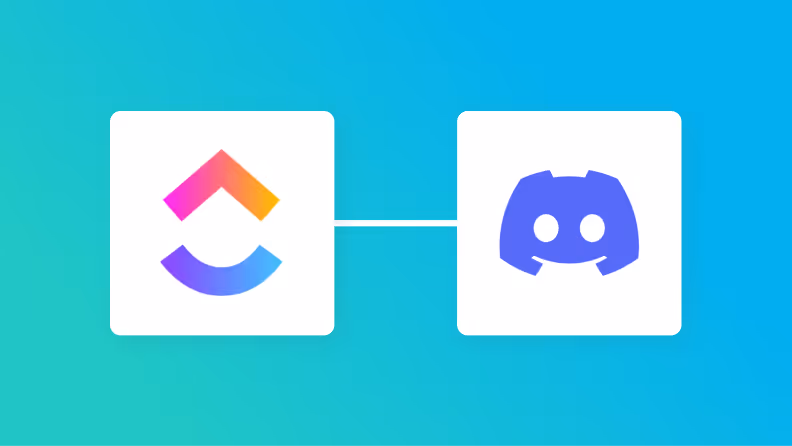 ClickUpとDiscordの連携イメージ