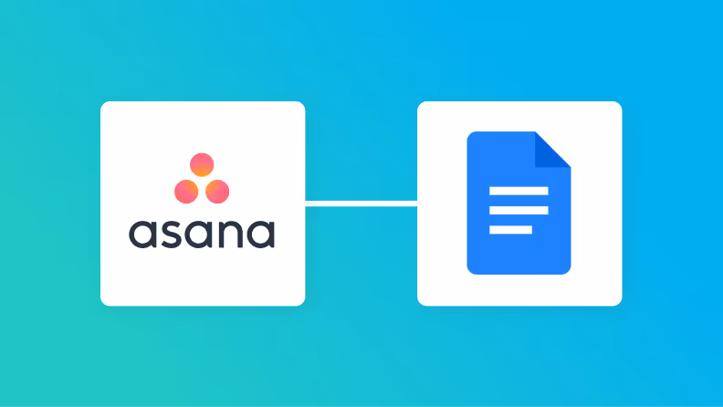 AsanaとGoogle ドキュメントの連携イメージ