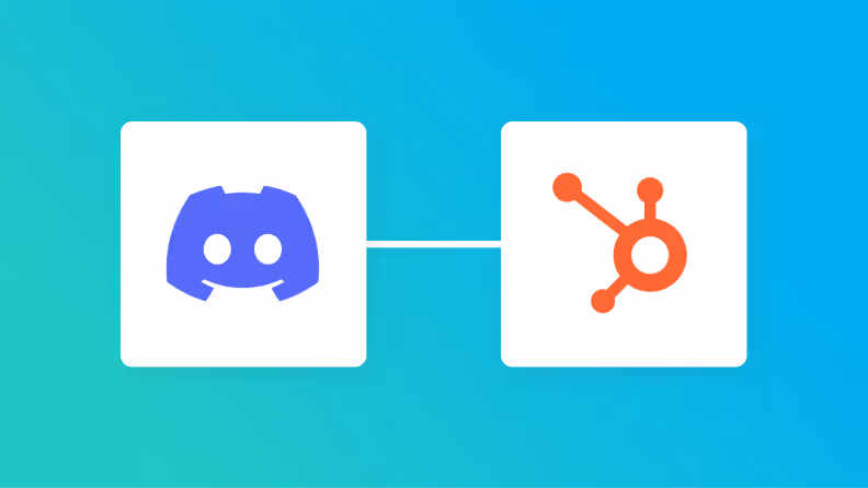 DiscordとHubSpotの連携イメージ