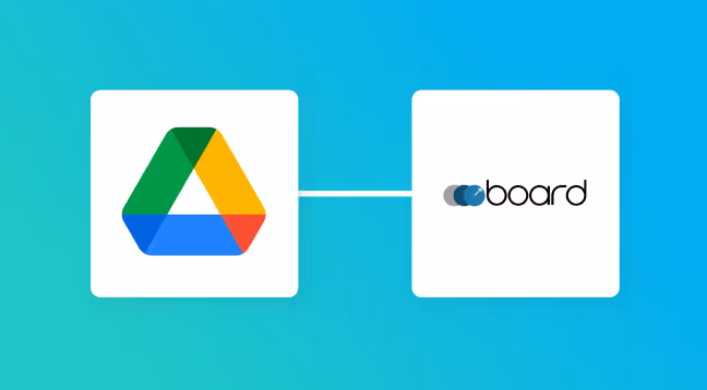 Google Driveとboardの連携イメージ