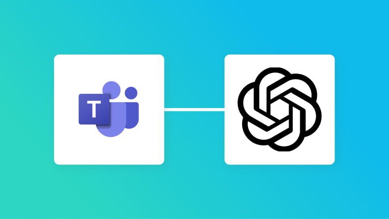 Microsoft TeamsとChatGPTの連携イメージ