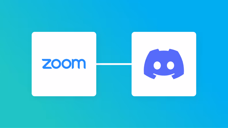 ZoomとDiscordの連携イメージ