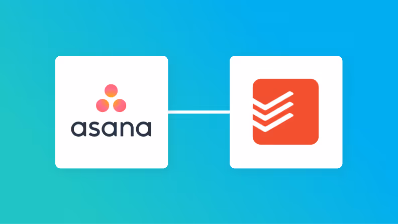 AsanaとTodoistの連携イメージ