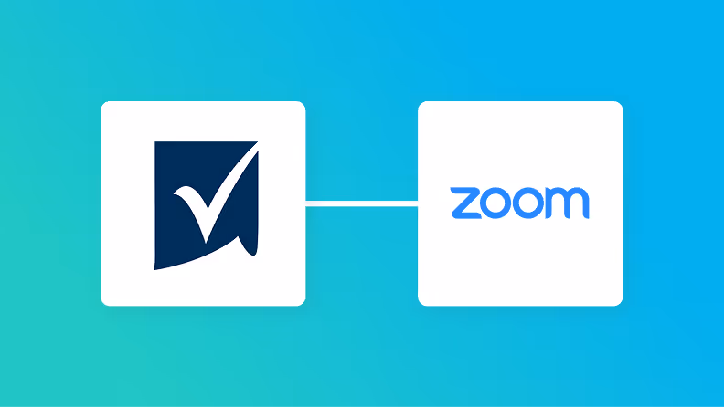 SmartsheetとZoomの連携イメージ
