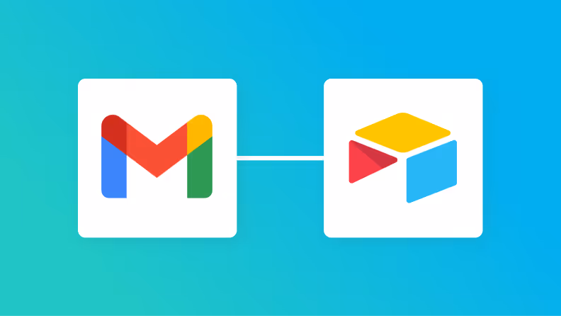 GmailとAirtableの連携イメージ