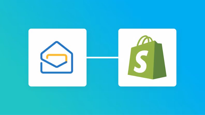 Zoho MailとShopifyの連携イメージ