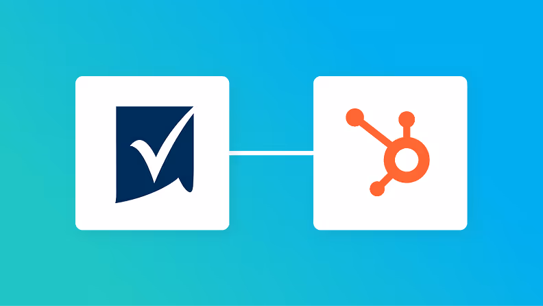 SmartsheetとHubSpotの連携イメージ