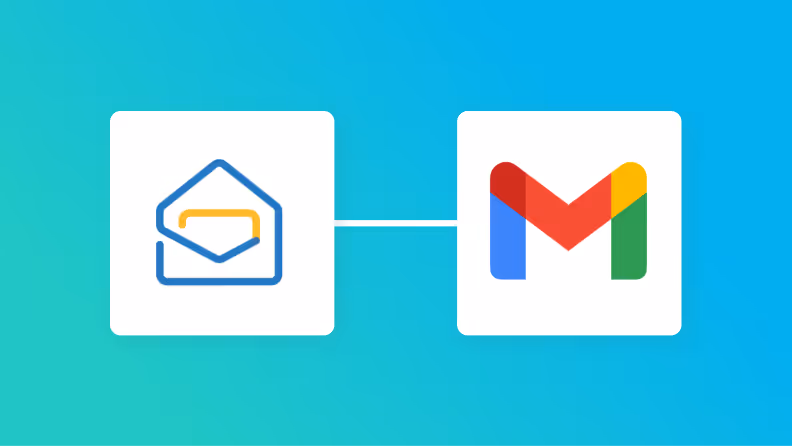 Zoho MailとGmailの連携イメージ