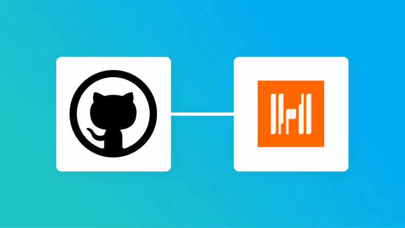 GitHubとHarvestの連携イメージ