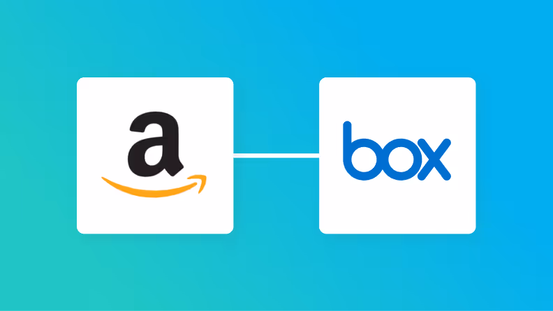 Amazon Seller CentralとBoxの連携イメージ