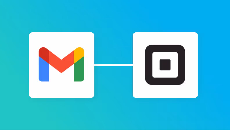 GmailとSquareの連携イメージ