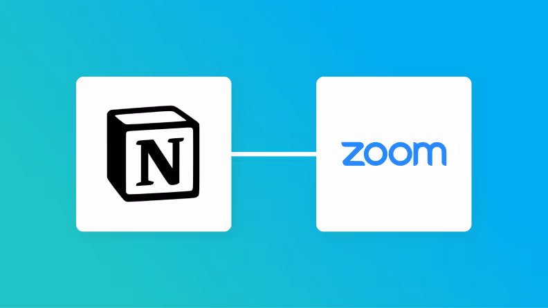 NotionとZoomの連携イメージ