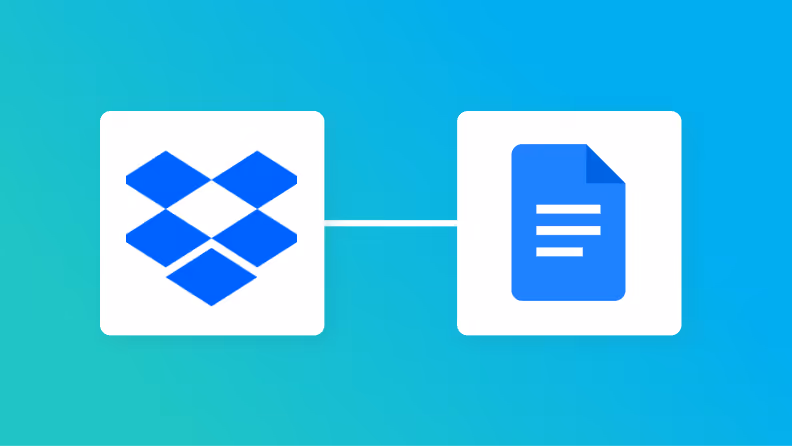 DropboxとGoogleドキュメントの連携イメージ