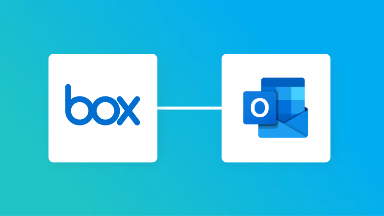 BoxとOutlookの連携イメージ