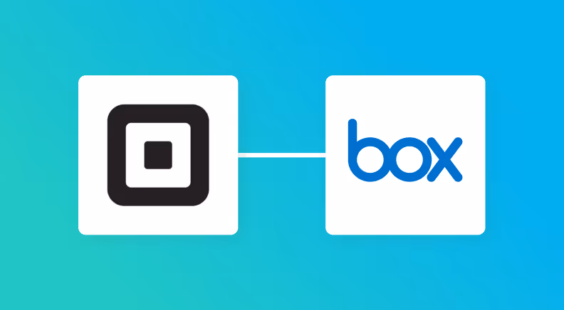 SquareとBoxの連携イメージ