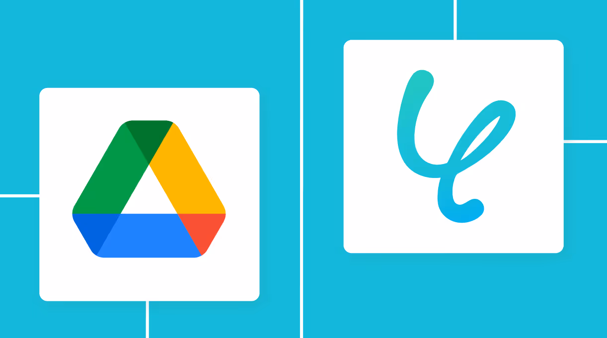 Google DriveとYoomの連携イメージ