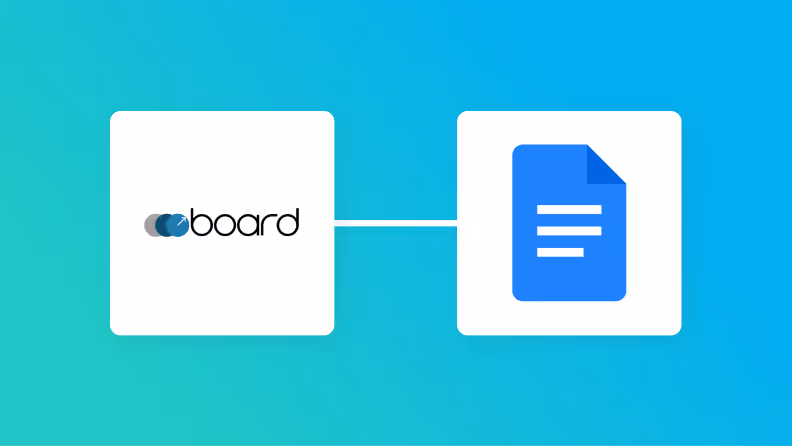 boardとGoogle ドキュメントの連携イメージ
