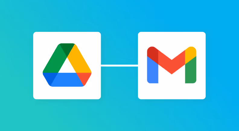 Google DriveとGmailの連携イメージ