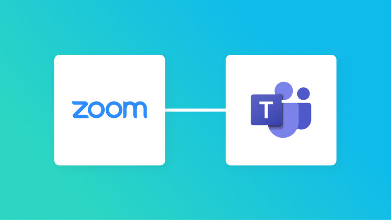 ZoomとMicrosoft Teamsの連携イメージ
