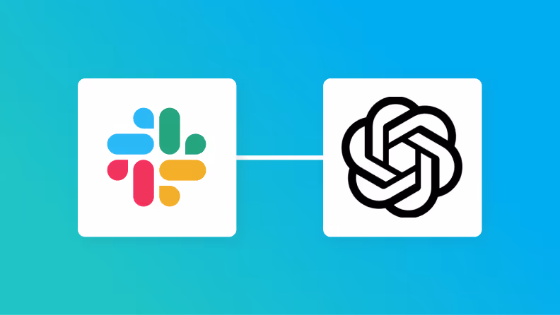 SlackとOpenAIの連携イメージ