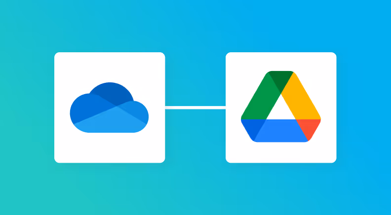 OneDriveとGoogle Driveの連携イメージ