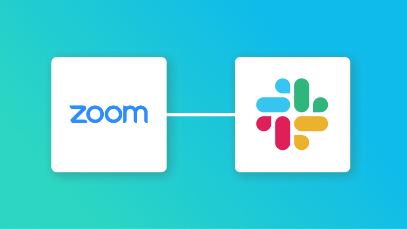 ZoomとSlackの連携イメージ