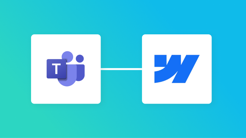 Microsoft TeamsとWebflowの連携イメージ