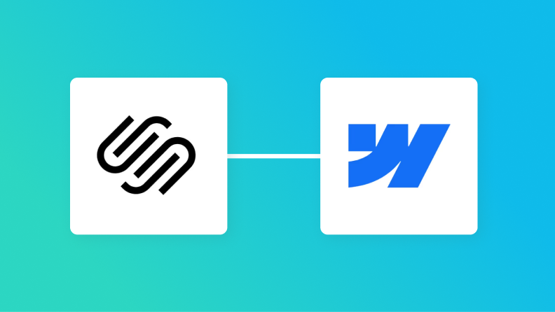 SquarespaceとWebflowの連携イメージ