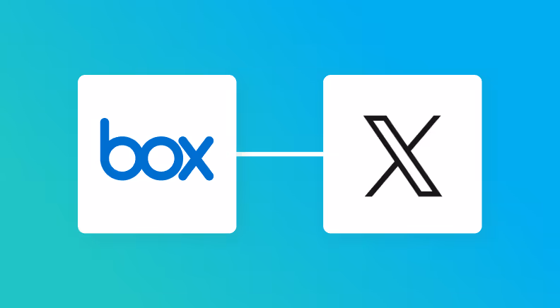 BoxとX（Twitter）の連携イメージ