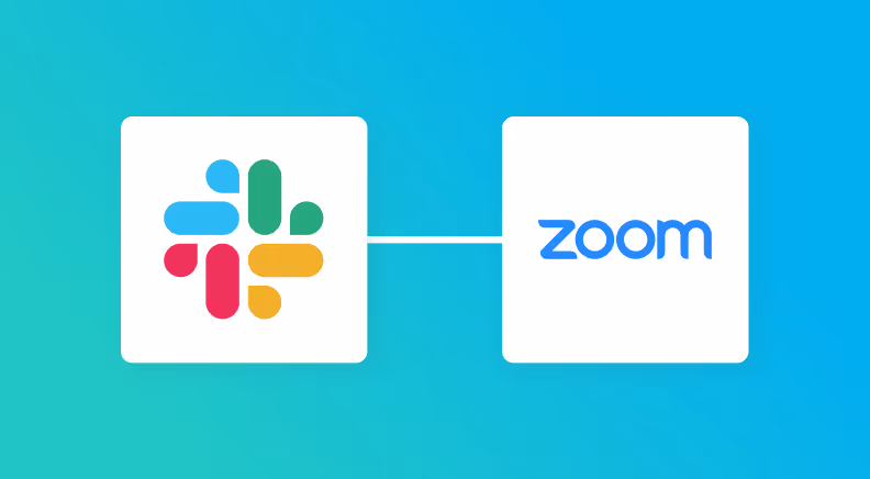 SlackとZoomの連携イメージ