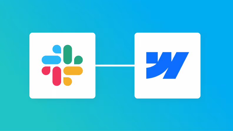 SlackとWebflowの連携イメージ