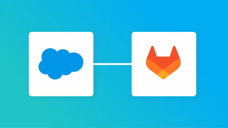 SalesforceとGitLabの連携イメージ