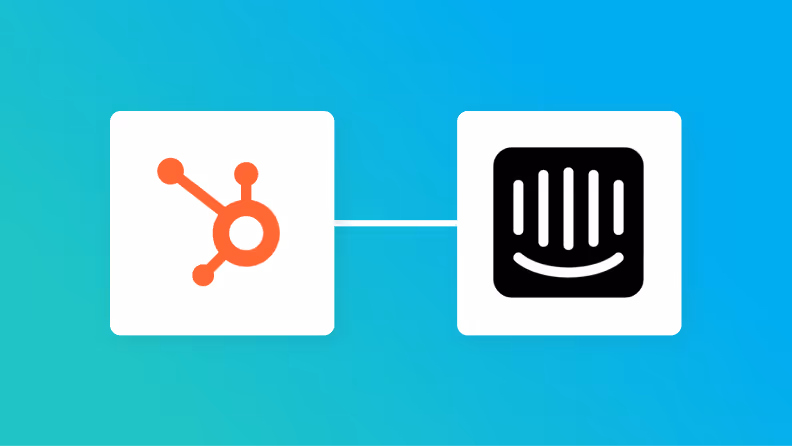 HubSpotとIntercomの連携イメージ