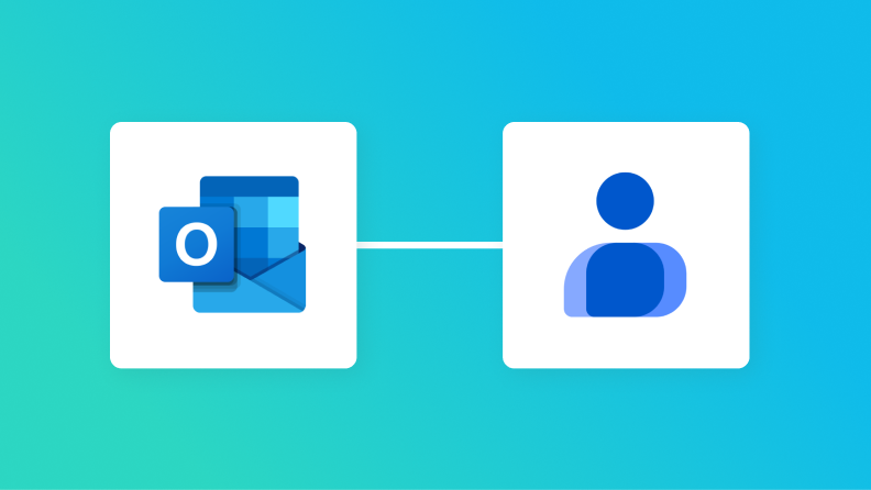 OutlookとGoogleコンタクトの連携イメージ