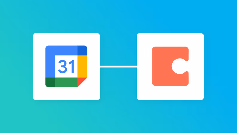 GoogleカレンダーとCodaの連携イメージ
