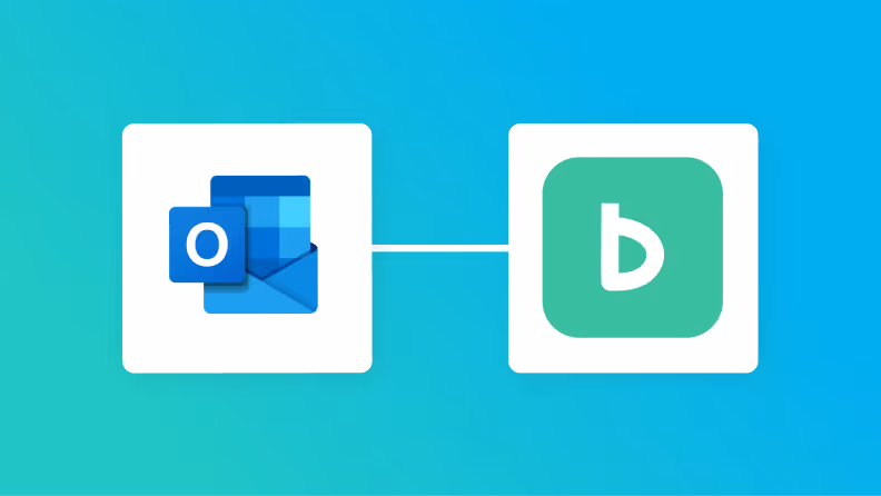 OutlookとBacklogの連携イメージ