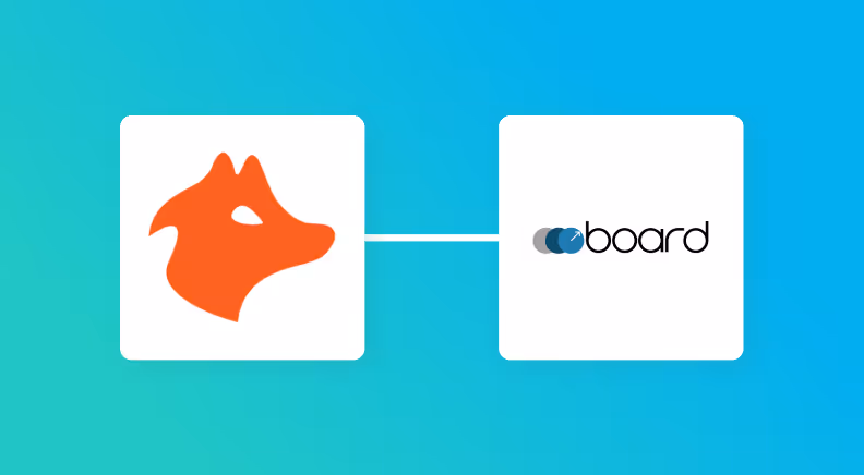 Hunterとboardの連携イメージ