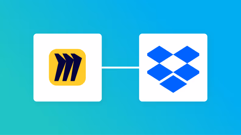 MiroとDropboxの連携イメージ