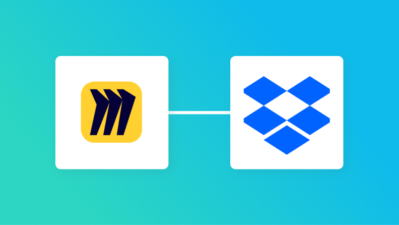 MiroとDropboxの連携イメージ