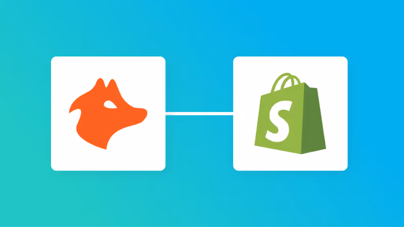 HunterとShopifyの連携イメージ