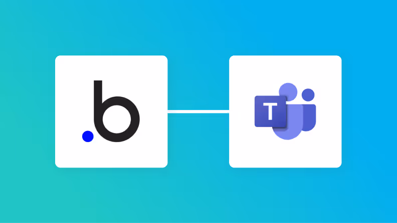 BubbleとMicrosoft Teamsの連携イメージ
