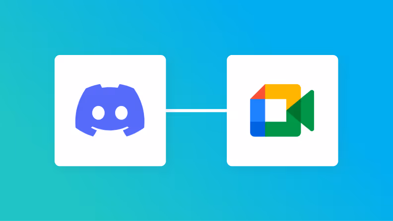 DiscordとGoogle Meetの連携イメージ