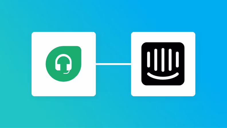 FreshdeskとIntercomの連携イメージ