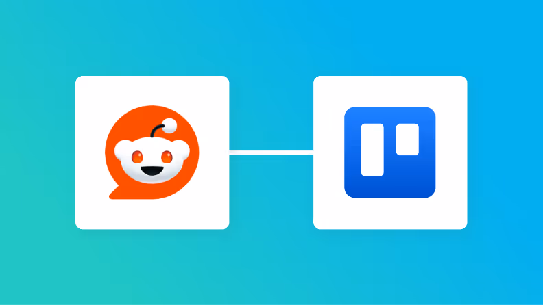 RedditとTrelloの連携イメージ