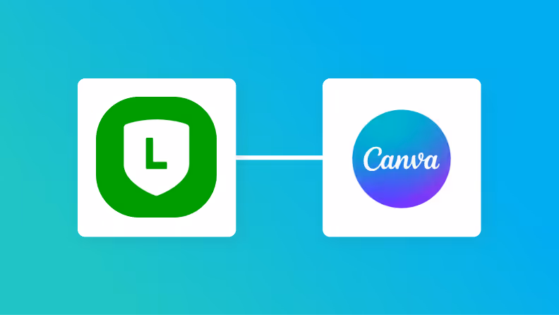 LINE公式アカウントとCanvaの連携イメージ