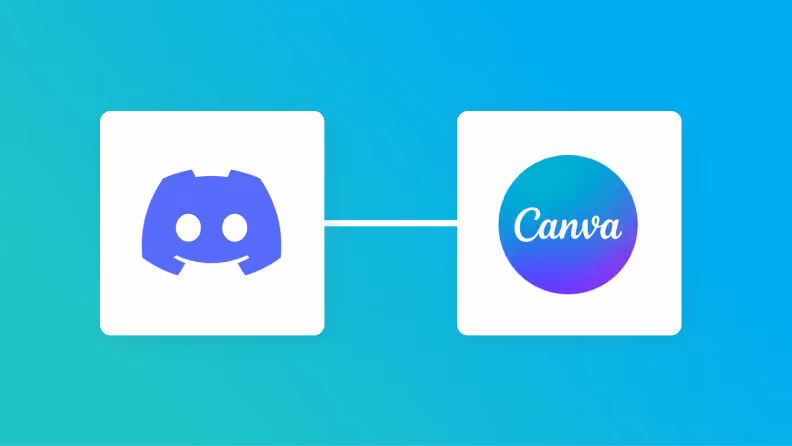 DiscordとCanvaの連携イメージ