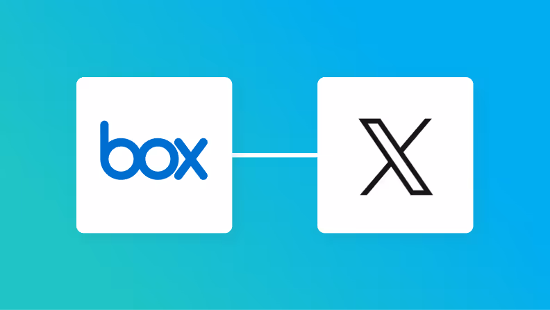 BoxとX（Twitter）の連携イメージ