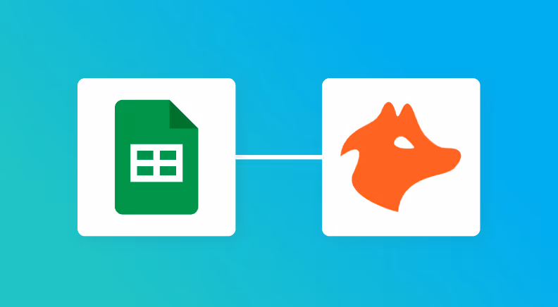 Google スプレッドシートとHunterの連携イメージ